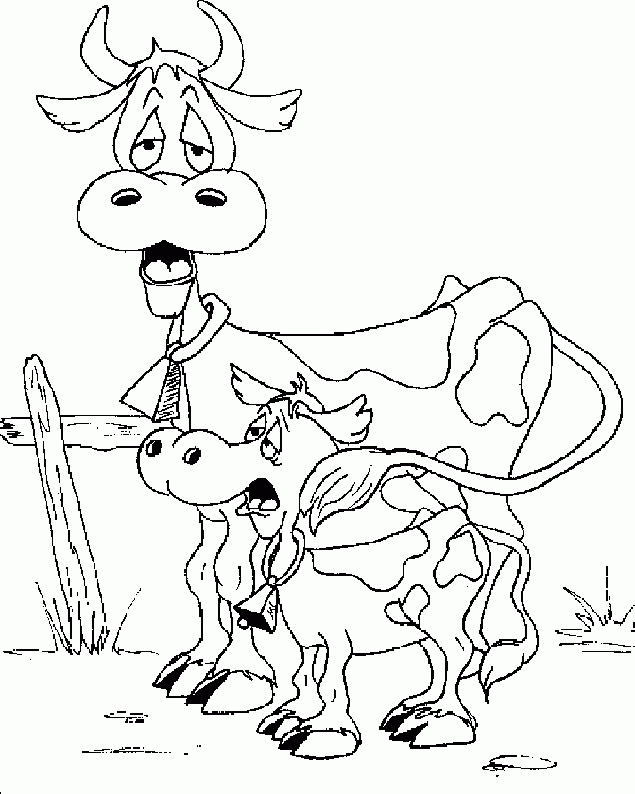 Coloriage Vache 16 – Coloriage En Ligne Gratuit Pour Enfant serapportantà Coloriage Animaux Gratuit En Ligne