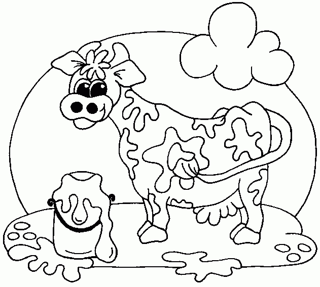 Coloriage Vache 26 – Coloriage En Ligne Gratuit Pour Enfant pour Coloriage Animaux Gratuit En Ligne