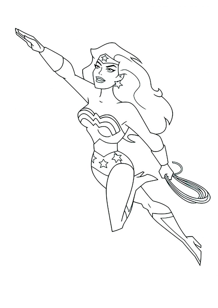 wonder woman coloring pages