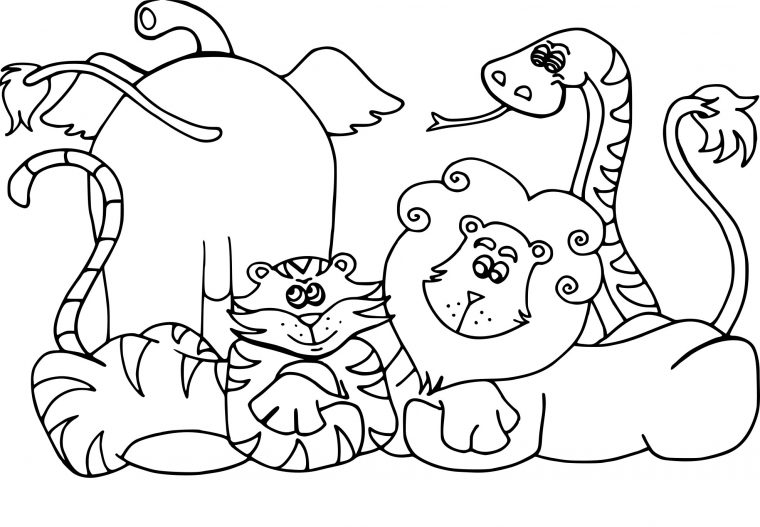 Coloriages À Imprimer : Animaux, Numéro : Aeebc34B avec Coloriage Animaux Et Insectes