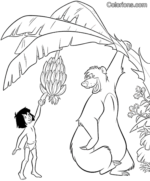 Coloriages À Imprimer : Le Livre De La Jungle, Numéro : 5109 destiné Coloriage Gratuit Animaux De La Jungle À Imprimer