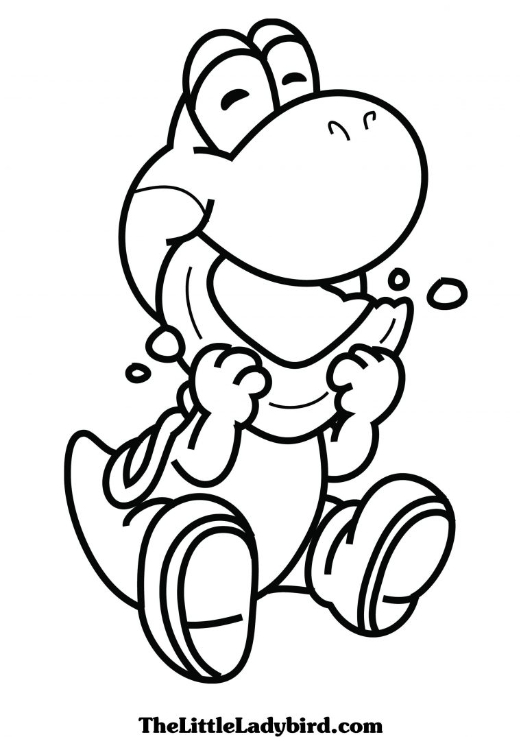 Coloriages À Imprimer : Yoshi, Numéro : F6189E57 encequiconcerne Dessin Yoshi