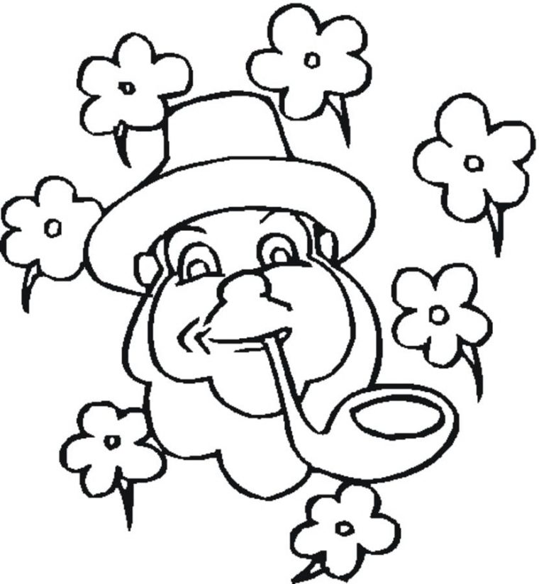 Coloriages: Leprechaun Imprimable, Gratuit, Pour Les Enfants Et Les Adultes serapportantà Coloriage Maternelle Pdf 9 Ans