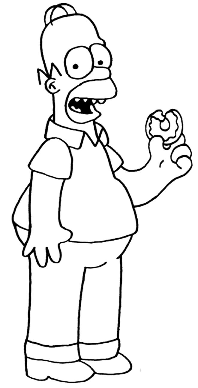 Coloriages Les Simpson – Maison Bonte : Votre Guide & Magazine à Dessin A Colorier Facile Simpson