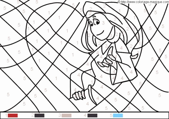 Coloriages Magiques Princesses – Princess-Coloring-Page-Elea-23 dedans Coloriage Magique Princesse