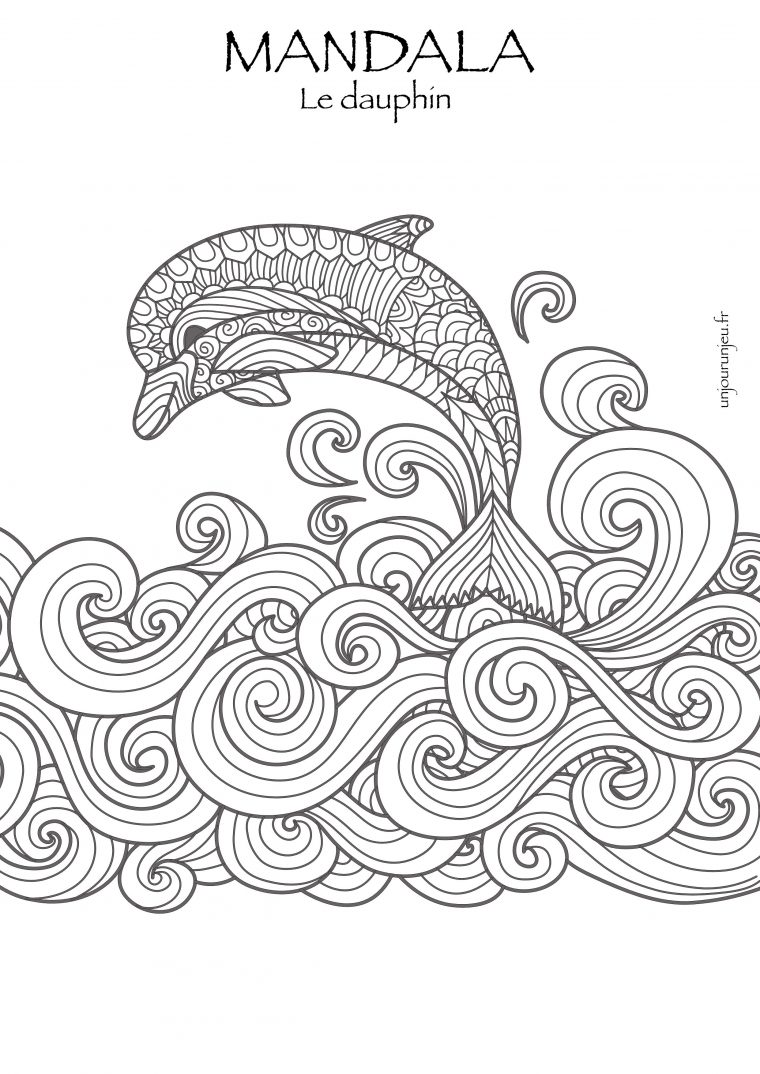 Coloriages Mandalas Animaux À Télécharger, Pour Enfants Et Adultes – Un concernant Coloriage Animaux 4 Ans