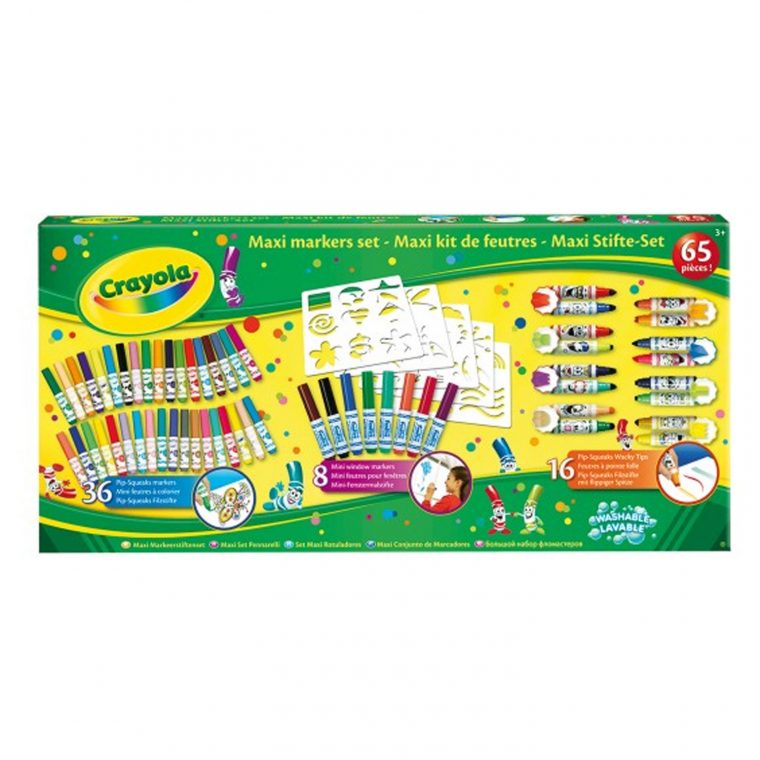 Crayons Feutre Crayola : Boite De 60 Feutres Et Accessoires – Jeux Et destiné Coloriage Magique 60 À 79