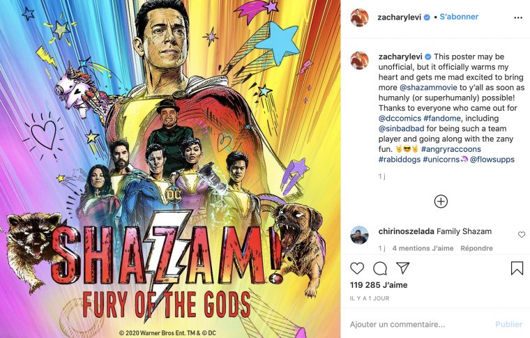 Dc Comics : Un Poster Non-Officiel Pour Shazam 2 | Actualité | Mdcu Comics concernant Dessin Anime Pour Efants France Complet 2022