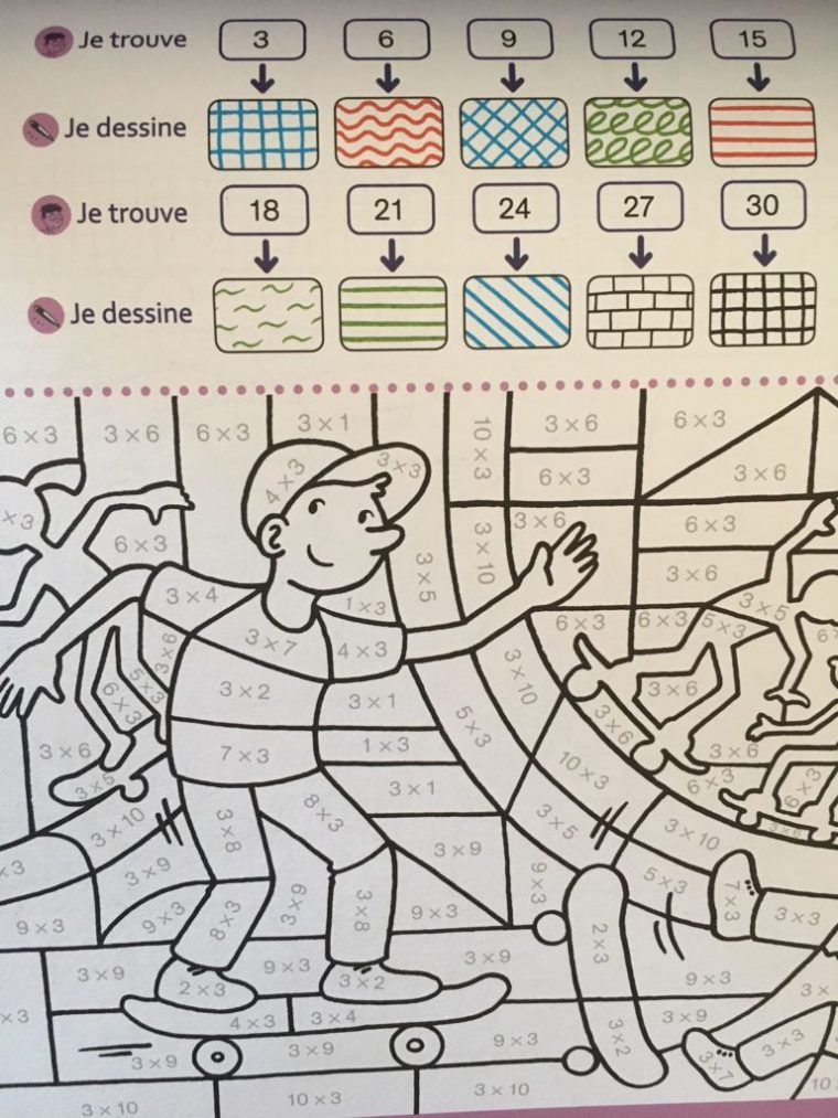 Des Coloriages Magiques Pour Apprendre Les Tables D'Addition Et De à Coloriage Magique Table 7