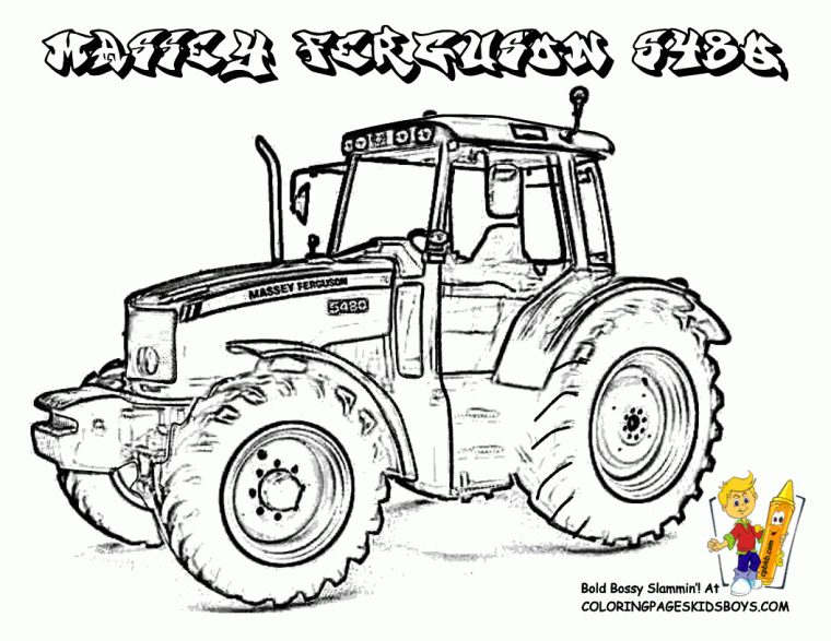 Dessin À Colorier Tracteur Benne pour Dessin A Colorier A Imprimer Tracteur