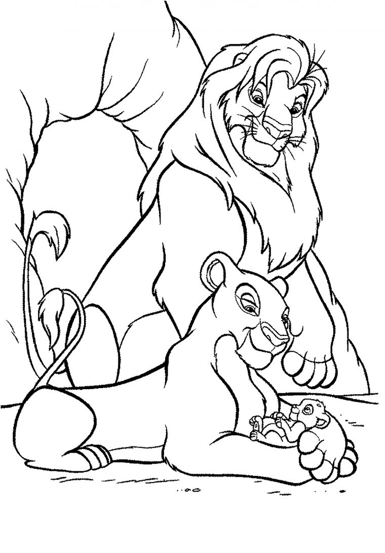 Dessin A Imprimer Le Roi Lion 2 – Manca Sololaneve pour Dessin A Colorier Facile Roi Lion