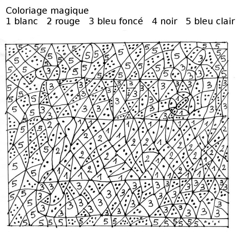 Dessin Codé A Imprimer – Ti Bank pour Coloriage Magique Multiplication 6Eme