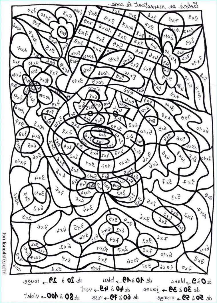 Dessin De Coloriage Magique Beau Collection 15 Prestigieux Coloriage destiné Coloriage Magique 6Ème Maths