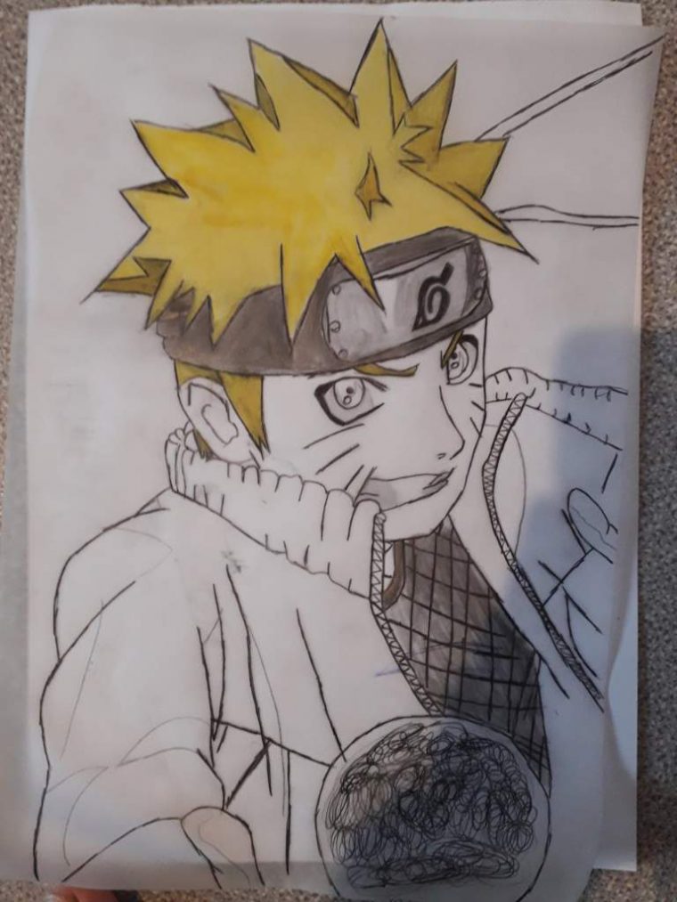 Dessin De Naruto Qui M'A Pris Une Plombe ! ( Et En Plus Je L'Ai Raté 😢 dedans Dessin De Boruto