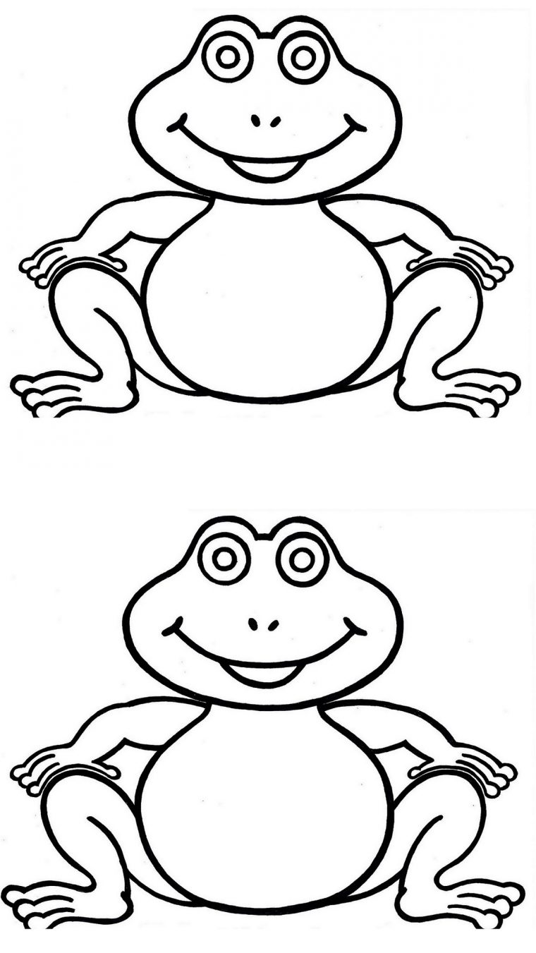 Dessin Grenouille Facile avec Dessin A Colorier Facile Gratuit