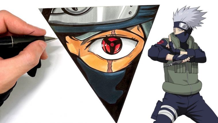 Dessiner Le Sharingan De Kakashi – Naruto – à Naruto Dessin Facile