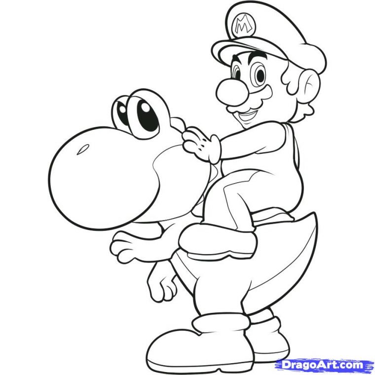 Dessins En Couleurs À Imprimer : Yoshi, Numéro : 12296 à Dessin Yoshi