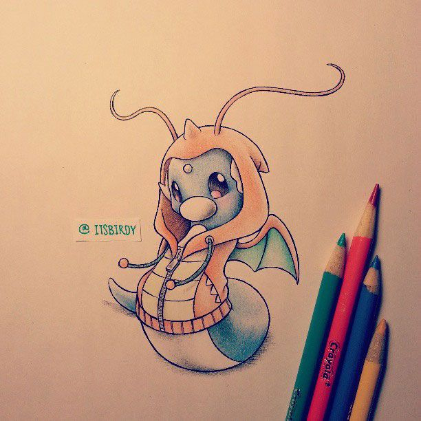 Dratini On A Dragonite Suit. | Pokémon, Pokemon Mignon, Dessin Pokemon à Dracolosse Dessin A Imprimer