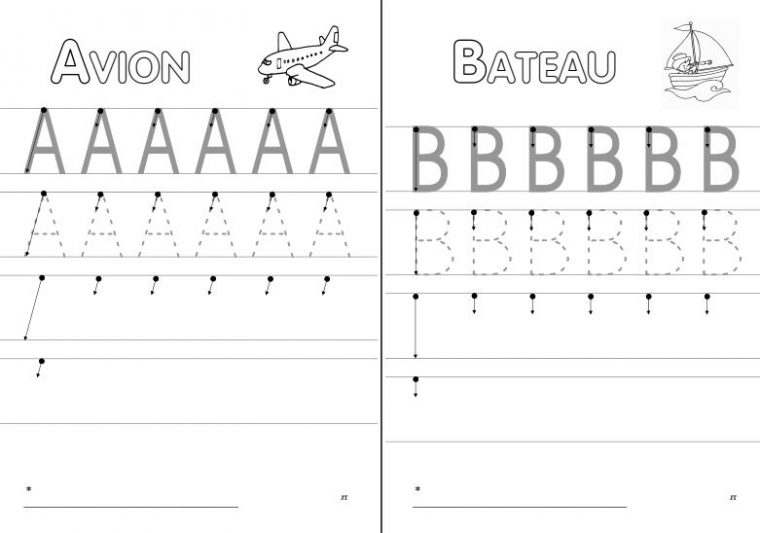 Ecriture De A À Z – Supports Educatifs avec Temps En T Majuscule