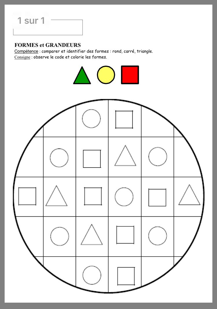 Épinglé Par Μαρία Ίρση Sur Moyenne Section | Coloriage Codé, Colorier concernant Coloriage Maternelle Pdf 9 Ans