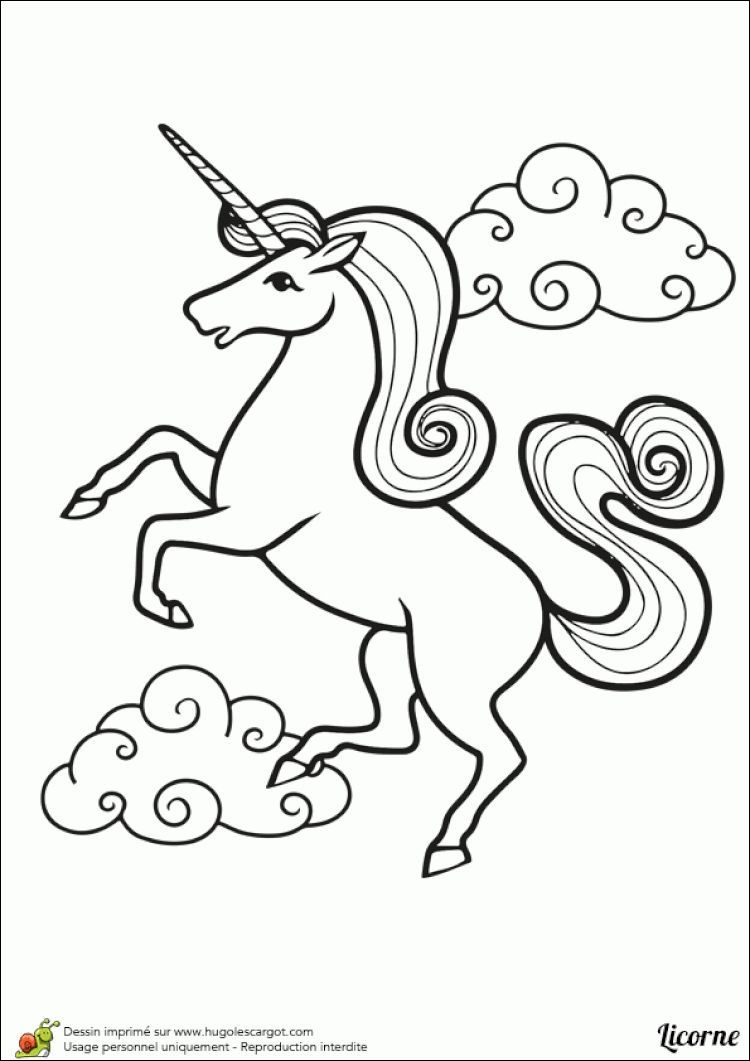 Épinglé Sur Coloriage Noel À Imprimer tout Dessin A Colorier Facile Unicornio