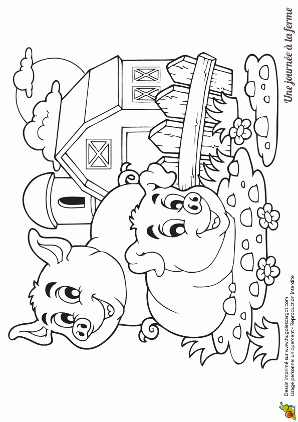 Épinglé Sur Coloriages Animaux De La Ferme serapportantà Coloriage Animaux De La Ferme À Imprimer Gratuit