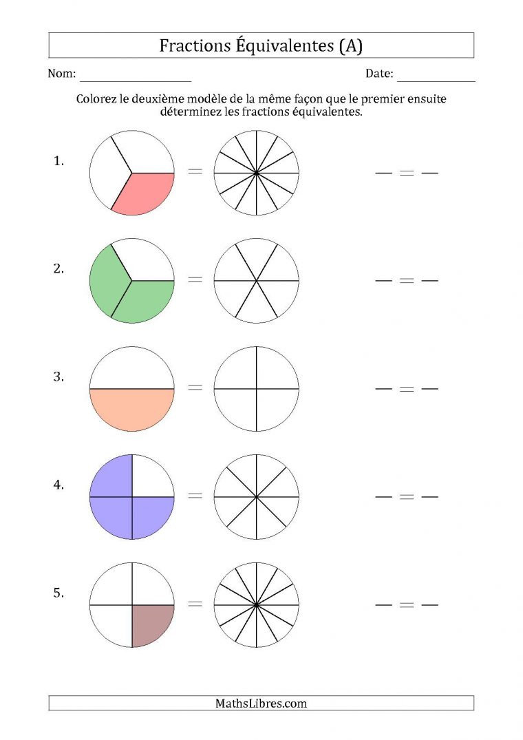 Épinglé Sur Mathlibre dedans Coloriage Magique Fractions 6Ème