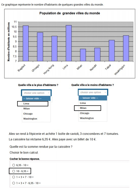 Evaluations Nationales 6Eme – Sujets Et Corrections – Nombres Et Calcul encequiconcerne Coloriage Magique Nombres Décimaux 6Ème