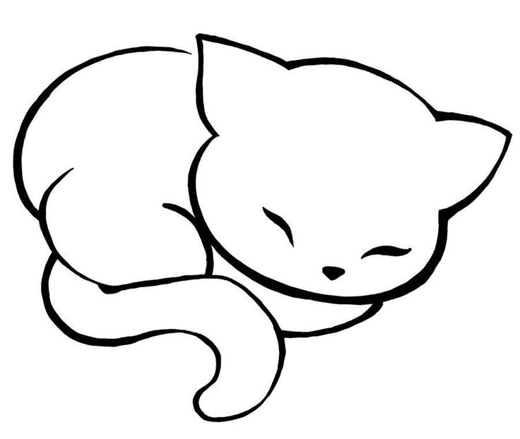 Exceptional Dessin Chat Facile Faire | Dessin De Chat Mignon, Dessin dedans Dessin A Colorier Facile A Faire