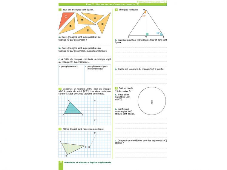 Exercices Anglais 4Ème À Imprimer – Tanant concernant Coloriage Magique 6Ème Pdf