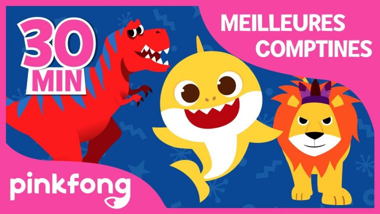 🦈 Bébé Requin Et 30 Min De Meilleures Comptines | + Compilation concernant Chanson Beb Eavec Mot