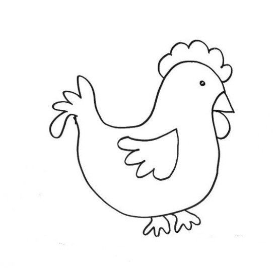 Gabarits Paques Poules serapportantà Dessin De Poule De Pa¢Ques