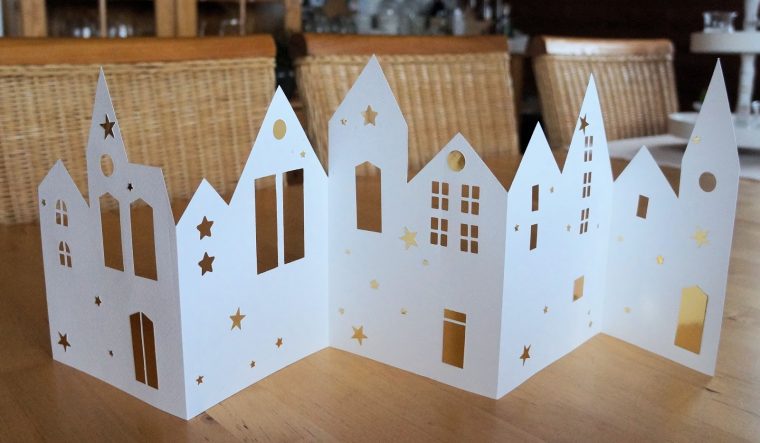 Handwerk Aus Papier: Advent, Advent. intérieur Pappiere Haus