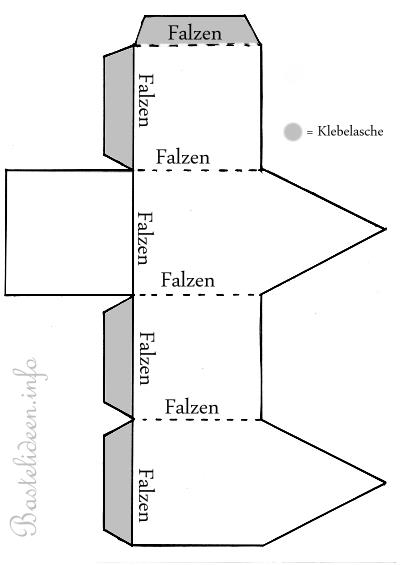 Haus Papier Basteln | Dansenfeesten destiné Pappiere Haus