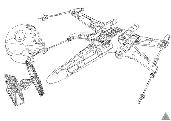 Haut Pour Dessin X Wing Star Wars – The Vegen Princess encequiconcerne Vaisseau Starwar A Dessine