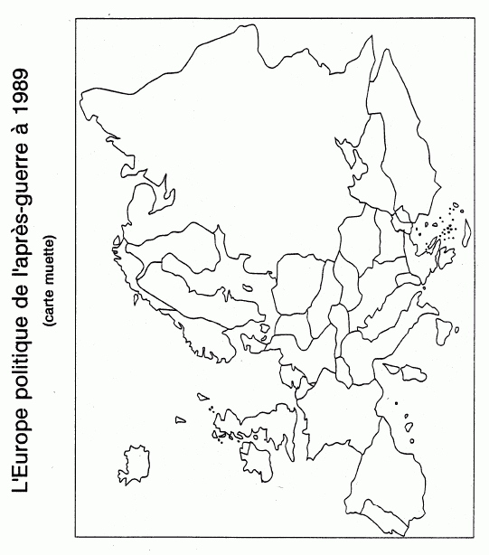 Histoire 20 – Histoire Contemporaine – Recueil De Cartes Pour La 11E avec Carte Vierge A Completer Construction Union Europeenne