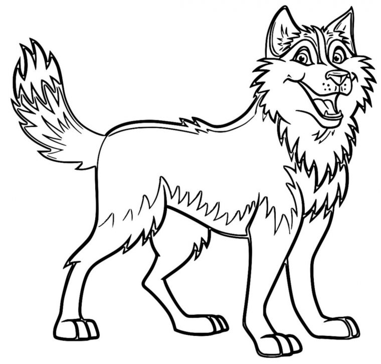 Husky Coloring Pages – Best Coloring Pages For Kids concernant Coloriage Cartoon Dog