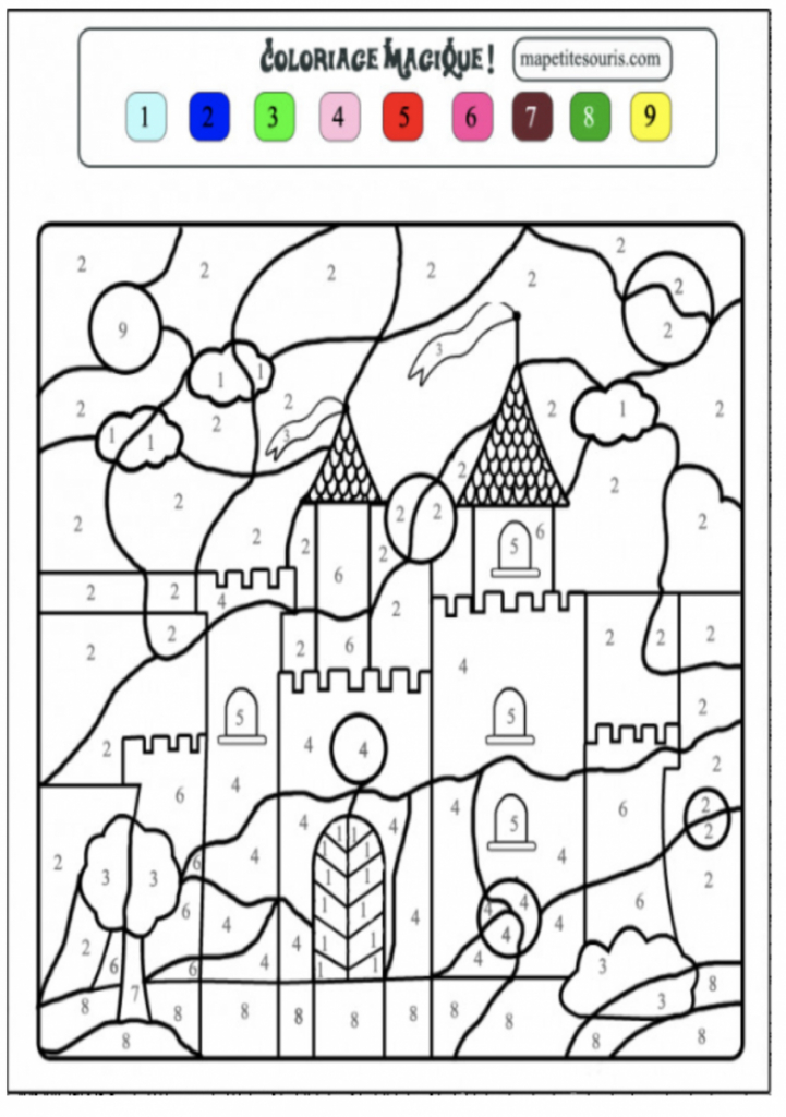 Imprimer Coloriage Magique Maternelle Pics – Lesgenissesdanslmais à Coloriage Magique 5 À 10