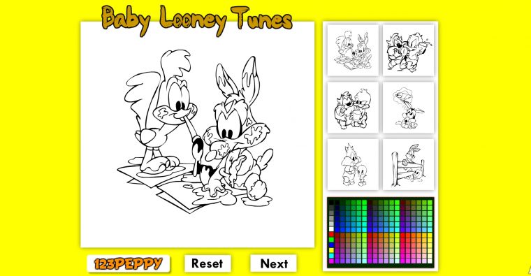 Jeu De Coloriage Baby Looney Tunes Gratuit En Ligne concernant Meilleur Site De Coloriage En Ligne Gratuit