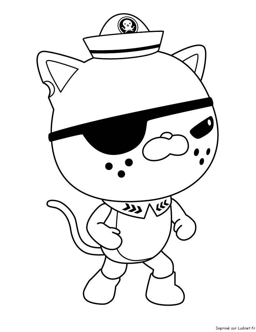 Kwazii Est Déterminé Est Un Coloriage Des Octonauts pour Coloriage Octonauts En Ligne