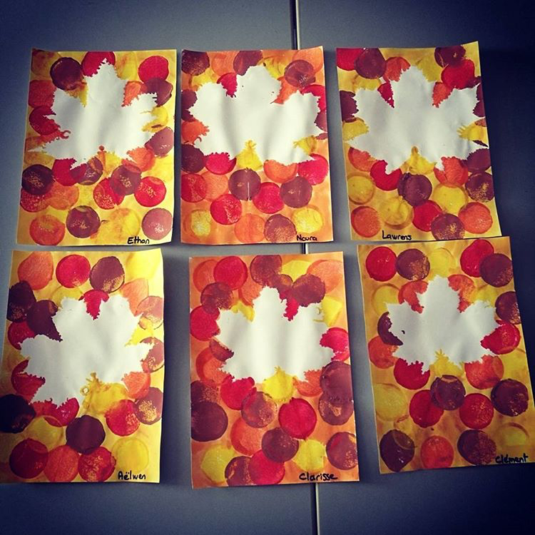 La Classe De Laurene Lcdl Sur Instagram : Les Feuilles D'Automne Par à La Maternelle De Laurene Printemps