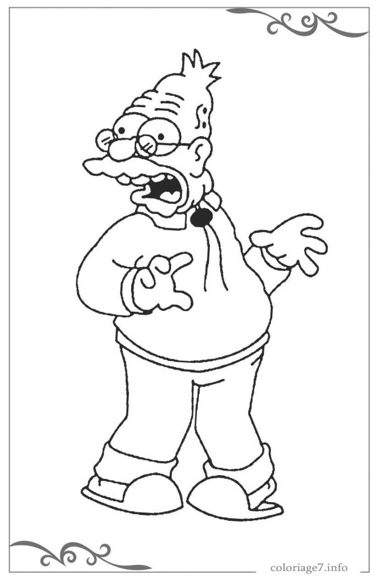 Les Simpson Dessins À Imprimer Et À Colorier Pour Filles Et Garçons pour Dessin A Colorier Et Imprimer Simpsons