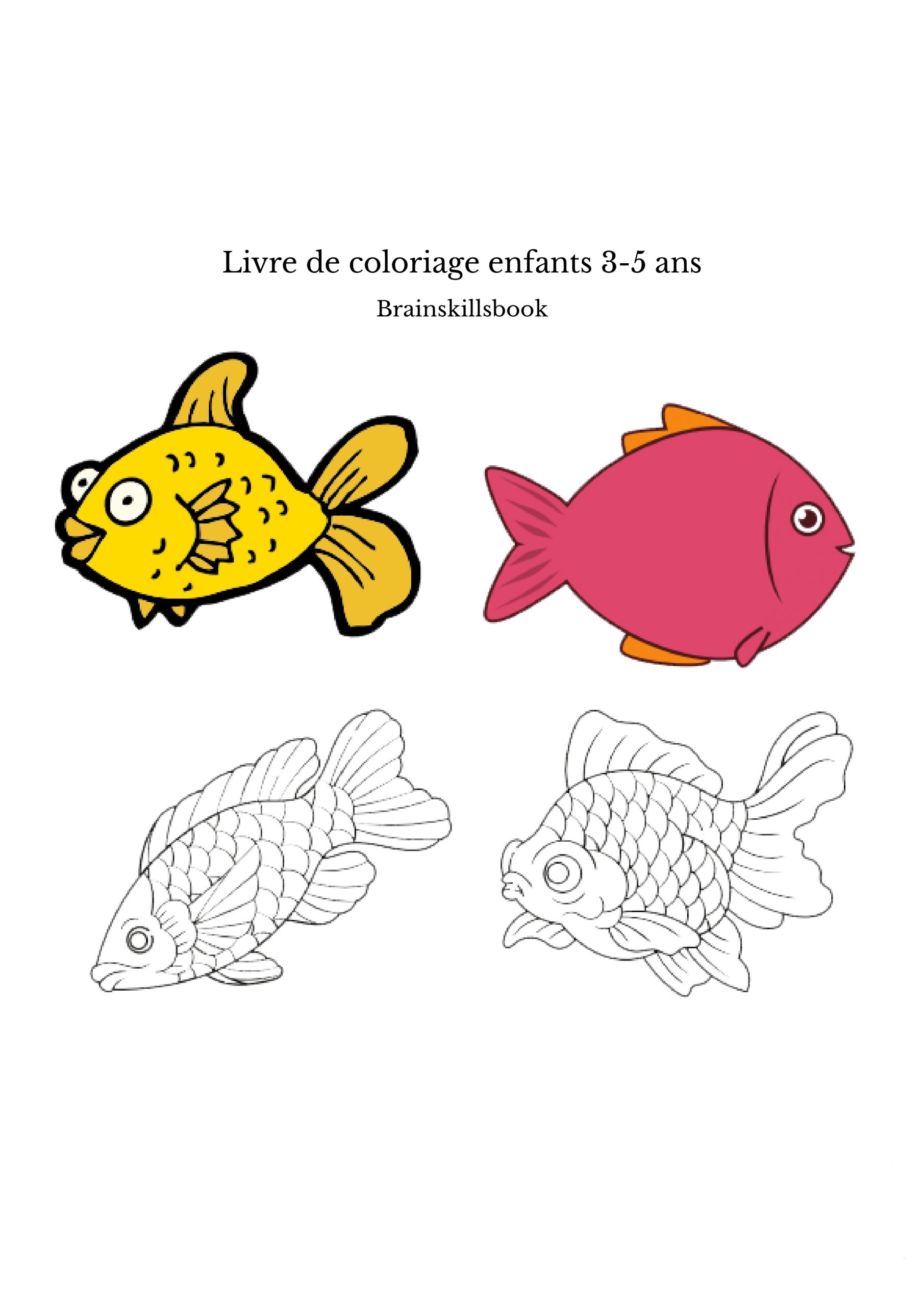 Livre De Coloriage Enfants 3-5 Ans - Abdellatif El Alama dedans Coloriage Animaux 7 Ans