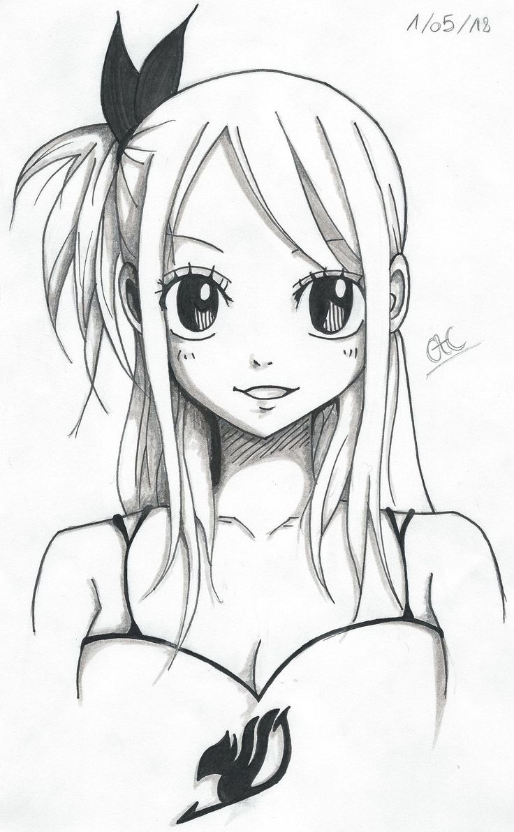 Lucy Heartfilia De Fairy Tail ~ #Realisation | Coloriage Manga, Dessin dedans Coloriage De Manga Tete A Imprimer