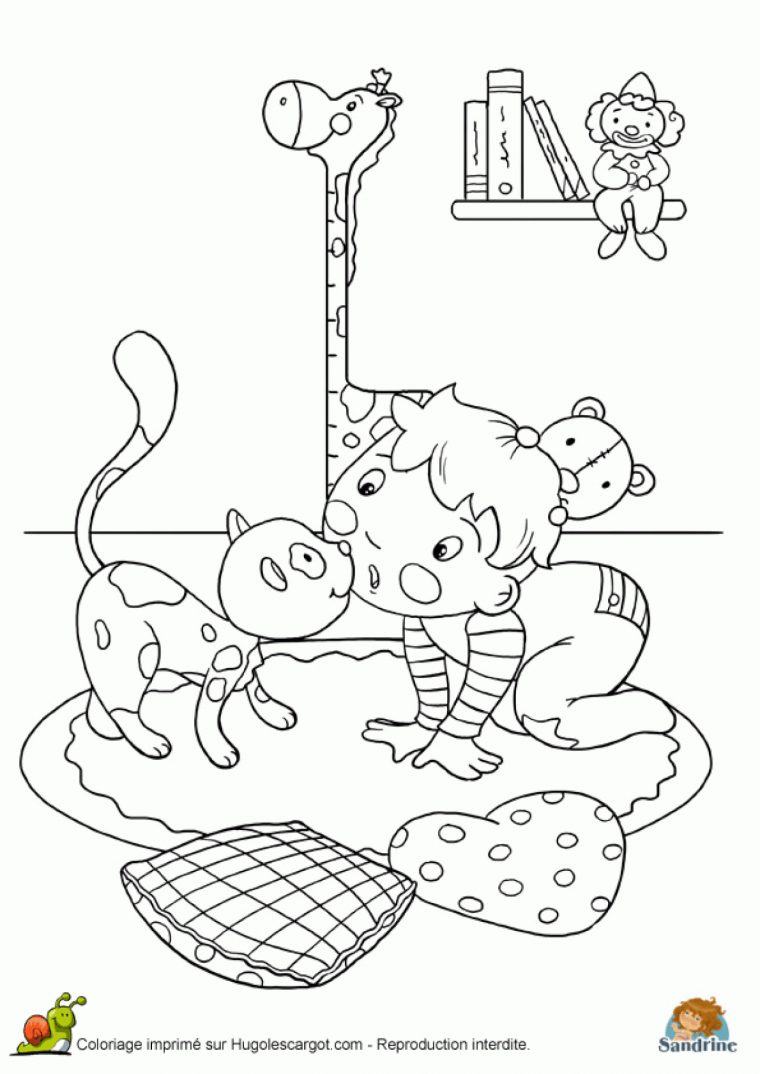 Luxe Coloriage Hugo L Escargot Chat | Meilleur Coloriage Pour Les avec Hugo L'Escargot Coloriage En Ligne