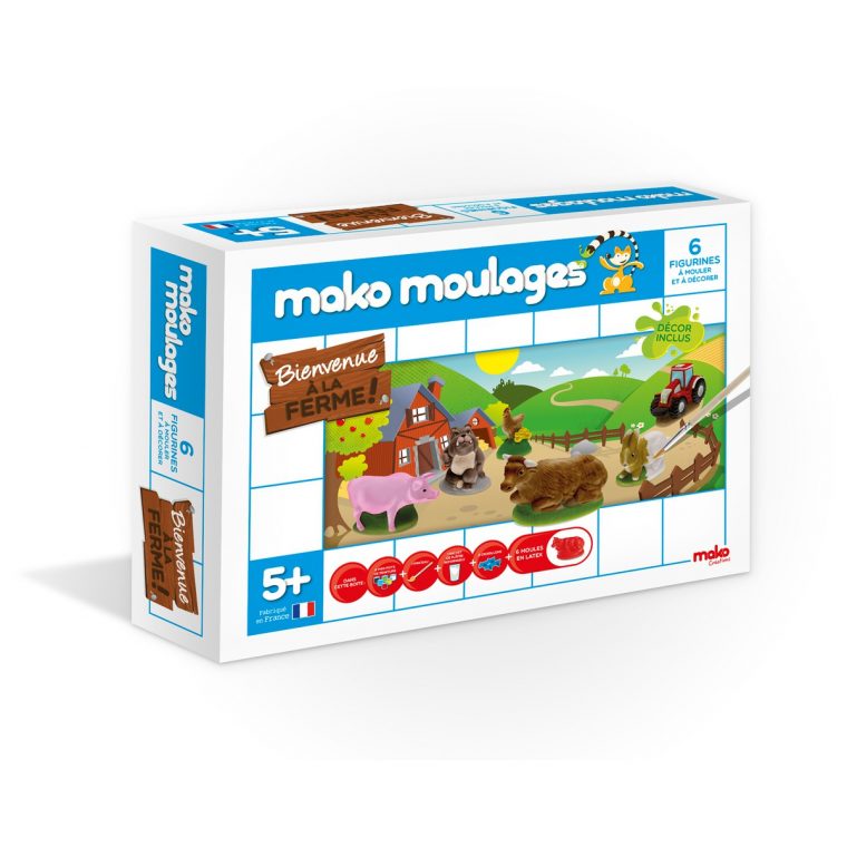 Mako Creations Mako Coffret Ferme 6 Moules (Fr) | Schilliger intérieur Jeux Sira¨ne De Mako