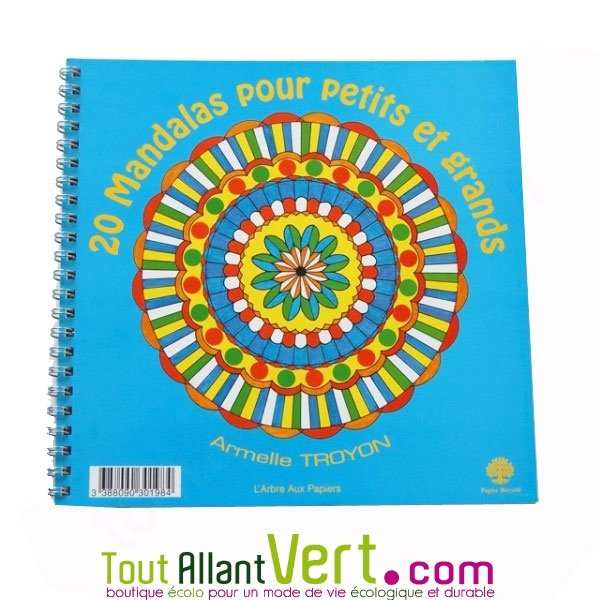 Mandala Cahier De Coloriage En Papier Recyclé Achat Vente Écologique concernant Coloriage Une Si Petite Graine