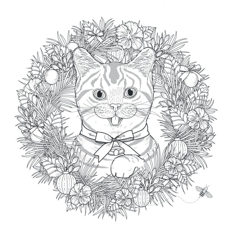 Mandala Chat Kchung | Animaux – Coloriages Difficiles Pour Adultes intérieur Coloriage Mandala Animaux À Imprimer Gratuit