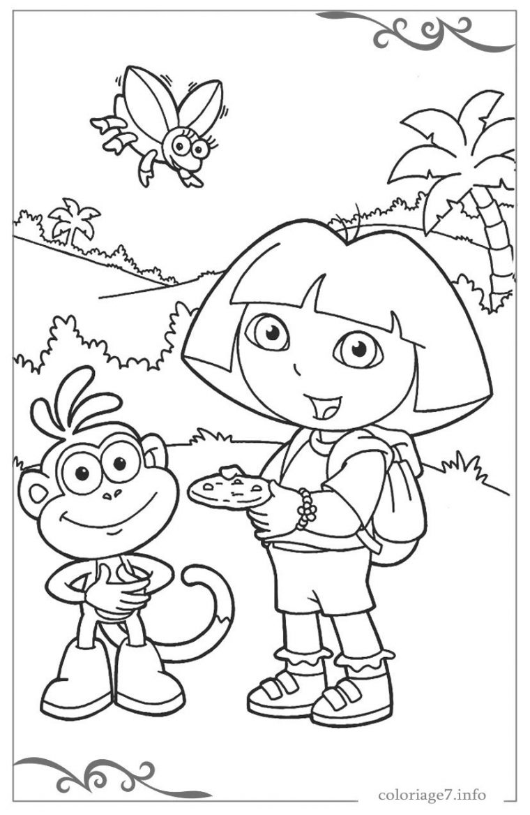 Meilleur Coloriage Dora Gratuit À Imprimer Fond D'Écran – Voyager En Solo concernant Meilleur Site De Coloriage En Ligne Gratuit