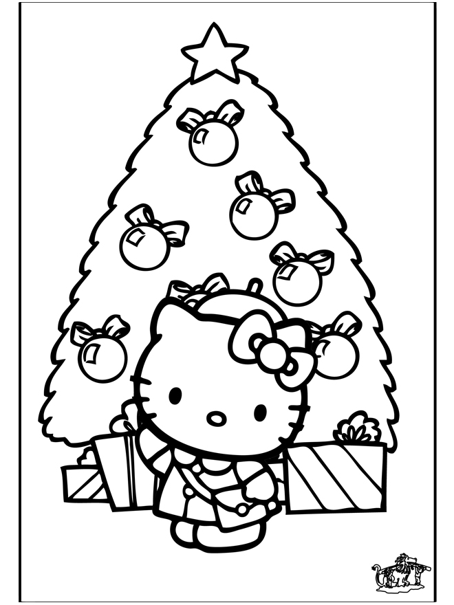 Natale – Hello Kitty – Disegni Da Colorare Natale concernant Coloriage Mandala Hello Kitty